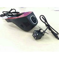 HHCA隱藏式前後行車記錄器 前1080P 後720P 手機WIFI 附16G卡, 16G卡