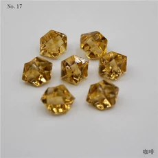 100pcs 다채로운 아크릴 플라스틱 투명 돌 크리스탈 바위 꽃병 필러 인공 색상 물고기 탱크 홈 웨딩 장식, 05 100pcs17