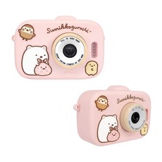 【Sumikko gurashi】角落小夥伴 角落生物 二代兒童相機 兒童相機 數位相機 日本正版授權, 1個, 粉色