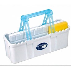 佳斯捷8262水彩寫生組合 4格洗筆筒 調色盤 海綿 臺灣製 可超取, 藍色, 1個