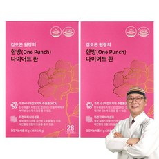 김오곤원장의 한방 다이어트 환 28포_체지방 감소 차전자피 가르시니아 식이섬유, 2박스, 140g