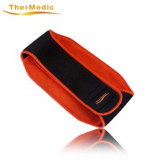 舒美立得簡便型熱敷護具 軀幹專用 PW140L (肩部/腰部/背部適用), 黑色橘邊, 1個