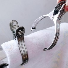 초강력 스텐 빨래집게 대형 이불 집게 16cm, 1개, 실버