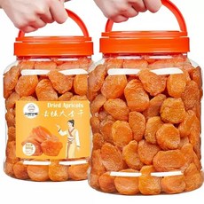 중국 건조 살구 간식 무핵 대용량 과일, 씨 없는 말린 살구 캔 500g