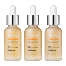 알엑스더마 고함량 PDRN 히알루론산 앰플 스킨부스터 모공 탄력 물광 세럼, 3개, 30ml 3개, 30ml