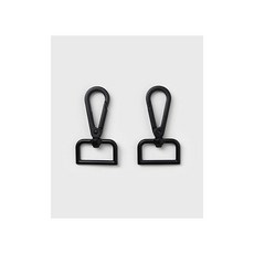 퀼트스타 베이직 연결고리 25mm_블랙, 2개, 블랙