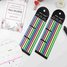 형광 노트 스티커 인덱스 세트 형광노트스티커