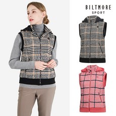 [사은품증정] 빌트모아 여성 골프웨어 후드 울패딩 베스트 조끼 533074