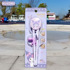 庫洛米兒童筷子 2-8歲寶寶學習訓練筷 小學生餐具 臺灣出貨, 1個, 庫洛米學習筷