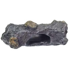 觀賞樹洞躲避屋 魚蝦躲避屋 水族造景 魚缸造景裝飾 台灣出貨, 灰色, 1個