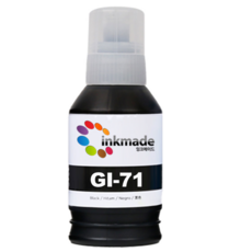 GI-71 호환 잉크 PIXMA G1020 G2020 G2021 G2060 G3020 G3021 G3060, GI-71 B 검정, 1개