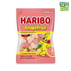 하리보 그레이프 프루트 100g X 10개 omn*9009eH