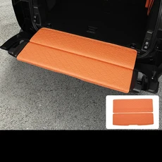 Lynk & Co 900 자동차 환경 친화적인 방수 완전 밀폐형 트렁크 패드 가죽 트렁크 매트 등받이 패드 액세서, 19 orange-2pcs