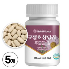 국산 구절초 추출물 분말 정 참당귀 분말 L 로이신 발린 메티오닌 해바라기레시틴 함유, 5개