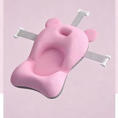 新生嬰兒洗澡躺託寶寶洗澡神器坐託躺懸浮浴墊浴網浴盆沐浴墊網兜, 粉:如圖所示