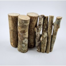 昆蟲原木攀爬磨爪組，天然木質多尺寸組合，打造昆蟲舒適生活空間, 無, 1個