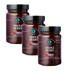 정원 청정원 트리플베리 딸기잼 370g 3개