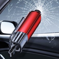 아트박스/오토제니스 액시던트 차량용 비상탈출 망치(레드), 1개