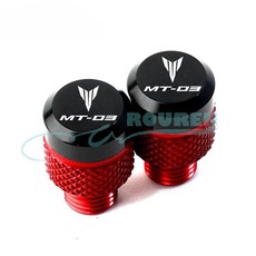 모토 미러 홀 플러그 캡 커버 나사 볼트 오토바이, 색상: 18. Red-MT03