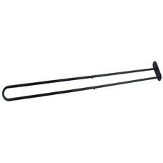 뷰티샵파티션 U자형 크림화이트 피부샵 미용 프레임, 블랙 2m