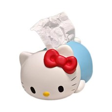 큐티 키티 티슈 케이스 화장지 커버, 1개, 단일옵션