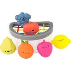 Sassy BABY STEM 과일 바구니 촉감발달완구, mixed color, 4개