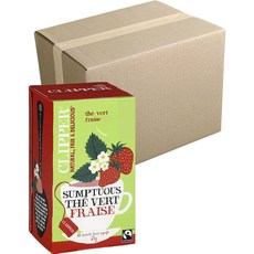 CLIPPER 草莓綠茶, 4盒, 20入, 1.75g