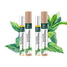 올레비엔 상쾌하고 시원하게 롤온 아로마 오일 페퍼민트, 2개, 10ml