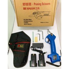 誠輝 充電式園藝修剪機 果樹剪, 1個, 電動修枝剪 16.8V雙電池 紙盒