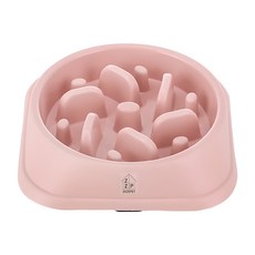 제제펫 파스텔 애완동물용 식기, 핑크, 1개