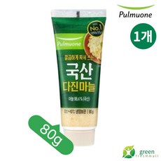 [메가마트]풀무원)다진마늘 튜브형 80g, 1개