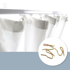 WITHNAMU 커튼 고리핀 커튼 집게핀 세트 커튼 걸이 부속핀 커튼 레일 고리핀