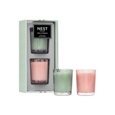 NEST Wellness系列香氛蠟燭雙入禮盒 (喜馬拉雅鹽與玫瑰水) 紐約大豆蠟燭 2oz, 1個
