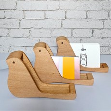 원목 명함꽂이 우드 명함 거치대 고급 보관함, 1개, 1단