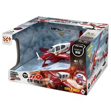 5세남아 LED사운드 프로펠러 119 소방비행기 크리스마스선물 메탈장난감, 빨강, 1개