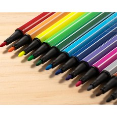 초등생 어린이 미술준비물 12색 수성사인펜 채색도구 상상력 생일선물 미술놀이, 12색 블루