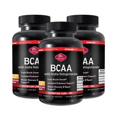 OLYMPIAN LABS BCAA肌肉能量補充錠, 90顆, 3個