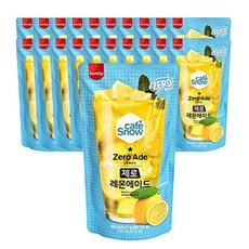 삼립 카페스노우 레몬 에이드 제로 230ml x20개 편의점 파우치 음료, 1개