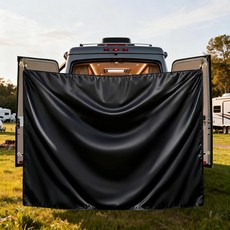 및 자동차 프라이버시 커튼이 있는 75x6피트 방수 해치백 카바나 SUV 밴용 조절식 뒷문 커버 캠핑 샤워기