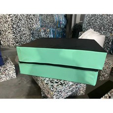 데드리프트 쿠션 패드 장비 역도 지지대 바벨 땅데드, 상세페이지 참고, 그린블랙 50x30x15