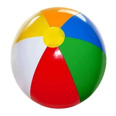 픽커스 원형 2중마개 물놀이공 큰 사이즈 비치볼, 대형, 1개, 컬러, 50cm