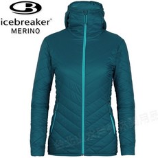 Icebreaker 抗風防潑水連帽羊毛填充保暖外套 Hyperia 女款