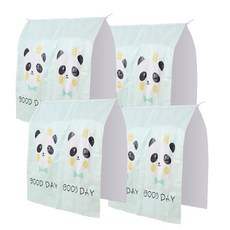 사계절 행거커버 (판다)4P 옷걸이 덮개, 1개입, 4개