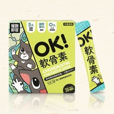 怪獸部隊 OK! 軟骨素 貓犬適用 關節保健 30包, 1個, 骨骼/關節強化, 30份
