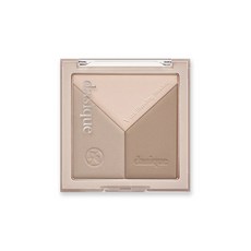 dasique V Cut Blending Shading 三色修容粉餅, 1個, 修容 Cool 冷色調