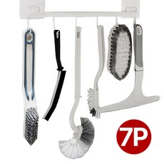 위슬러 2세대 욕실 청소 7종 모서리솔 틈새솔 스퀴지 커브형 변기솔 거치대, 1개, WSL4477-A