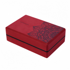 홈트레이닝 EVA 요가 폼블럭 필라테스블럭 밸런시스 요가블럭, 레드, 1개