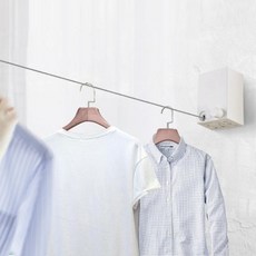 무타공 빨래줄 뽑아쓰는 빨랫줄 공간활용 벽부착형 자취방 필수템, 상세페이지 참조