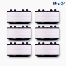 [KC인증] 퓨어키트 세면대 정수키트 녹물제거 워터탭 헤드 전용필터 6개 SET, 1세트, 퓨어키트 필터