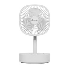 mimax 搖頭式摺疊電風扇，無線便攜、四檔風速、可伸縮設計, P2000